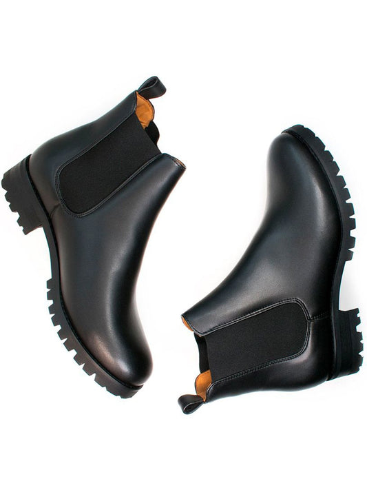 Luxe Deep Tread Chelsea Boots