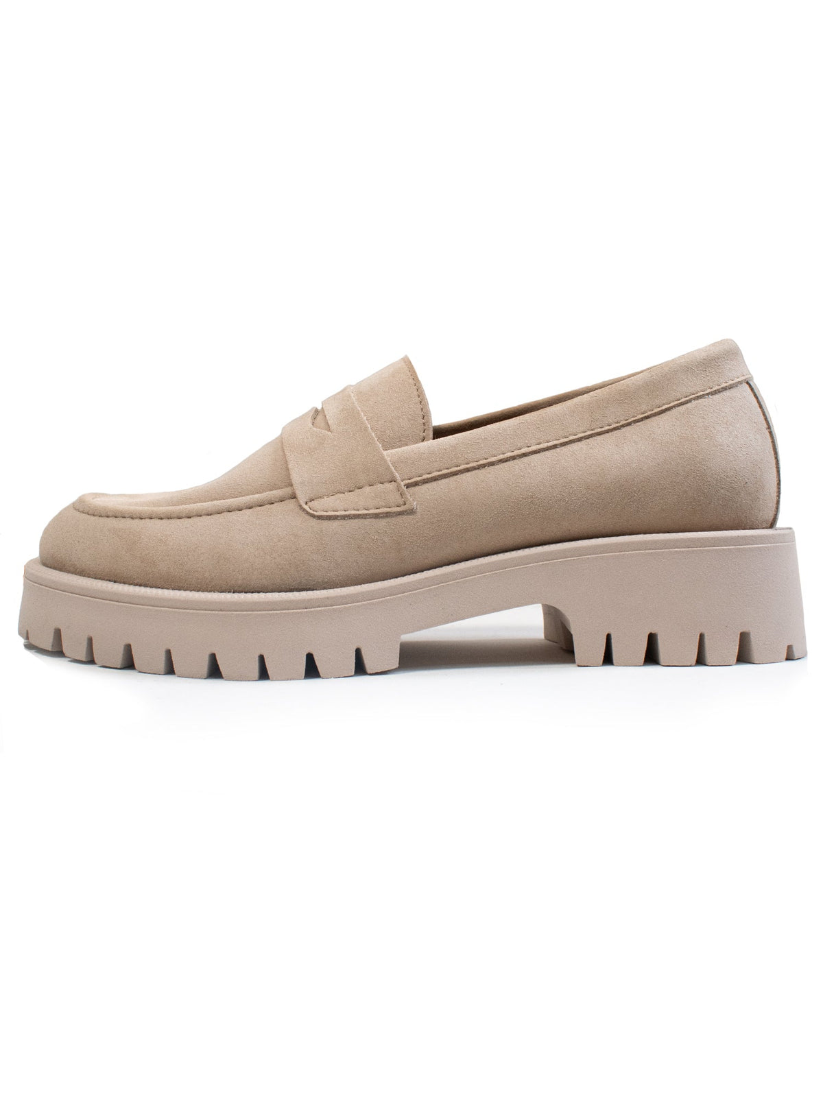  Track Sole Penny Loafers