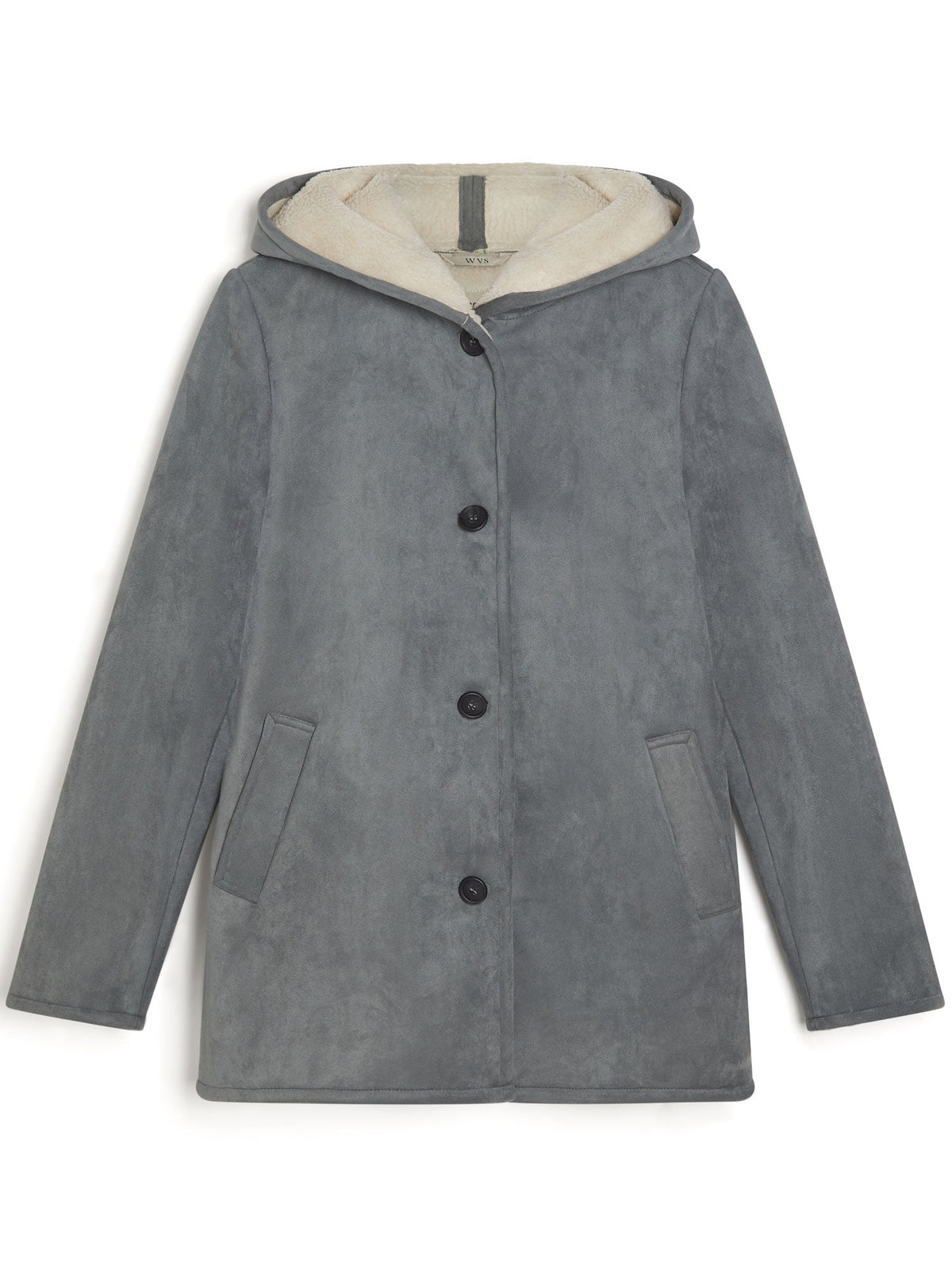  Recycled Vegan Shearling Coat