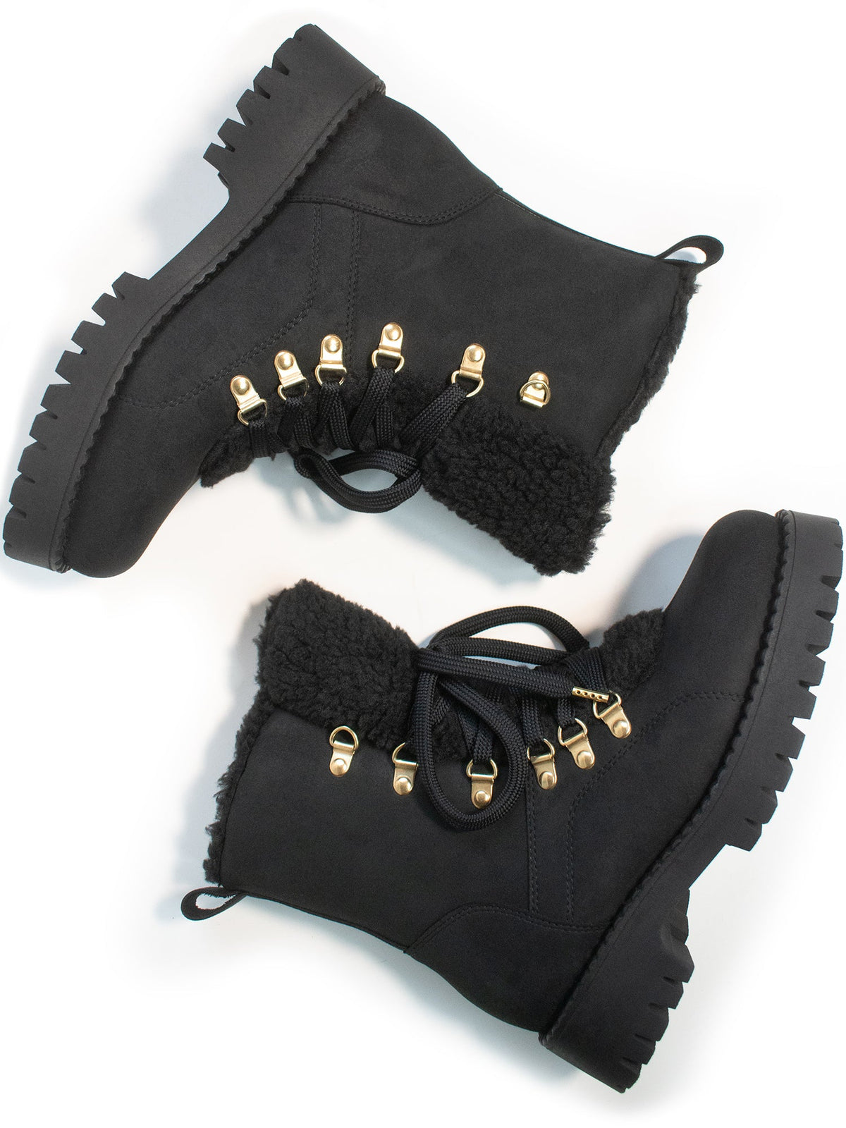  Recycled Vegan Shearling Boots