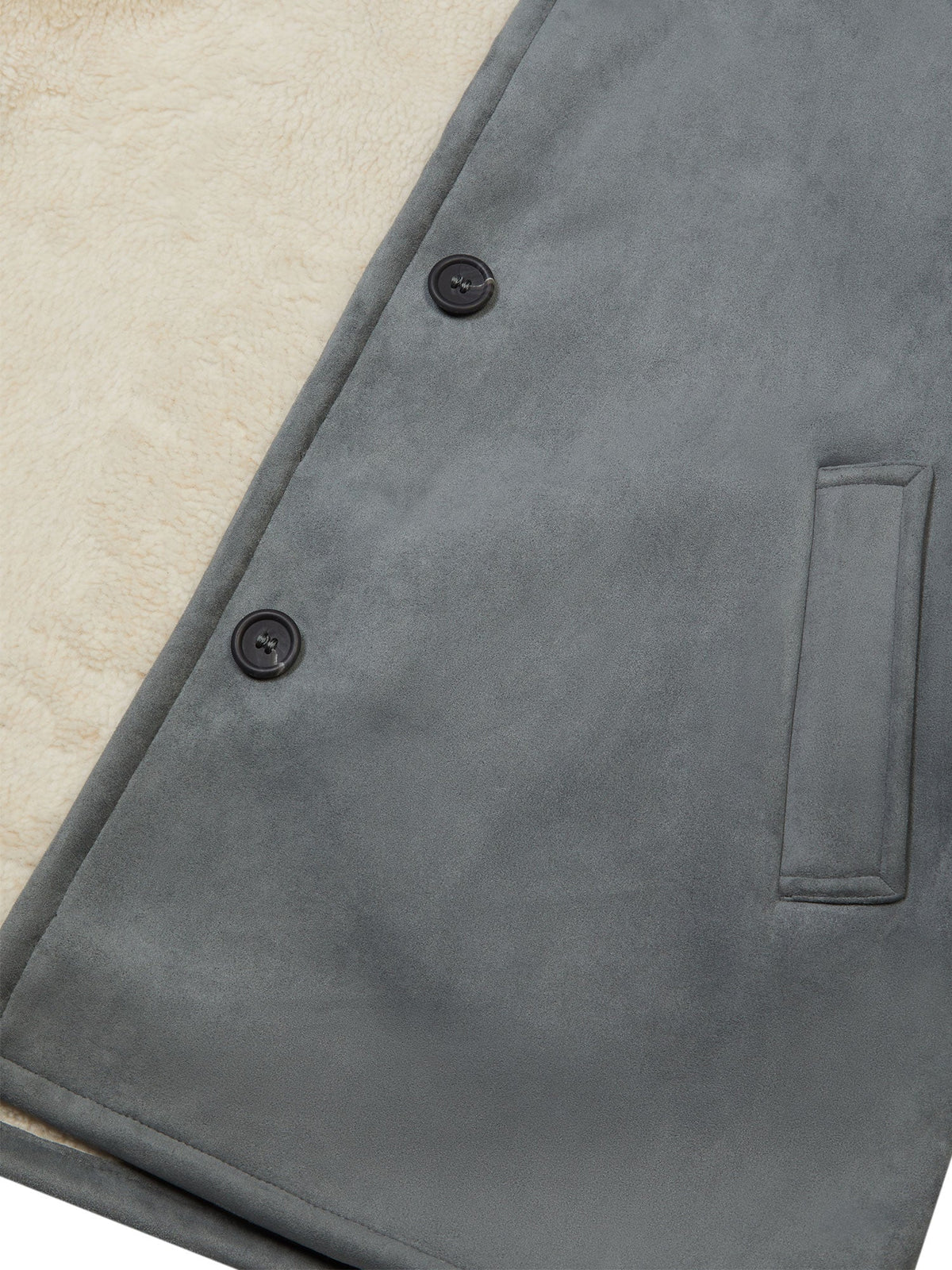  Recycled Vegan Shearling Coat