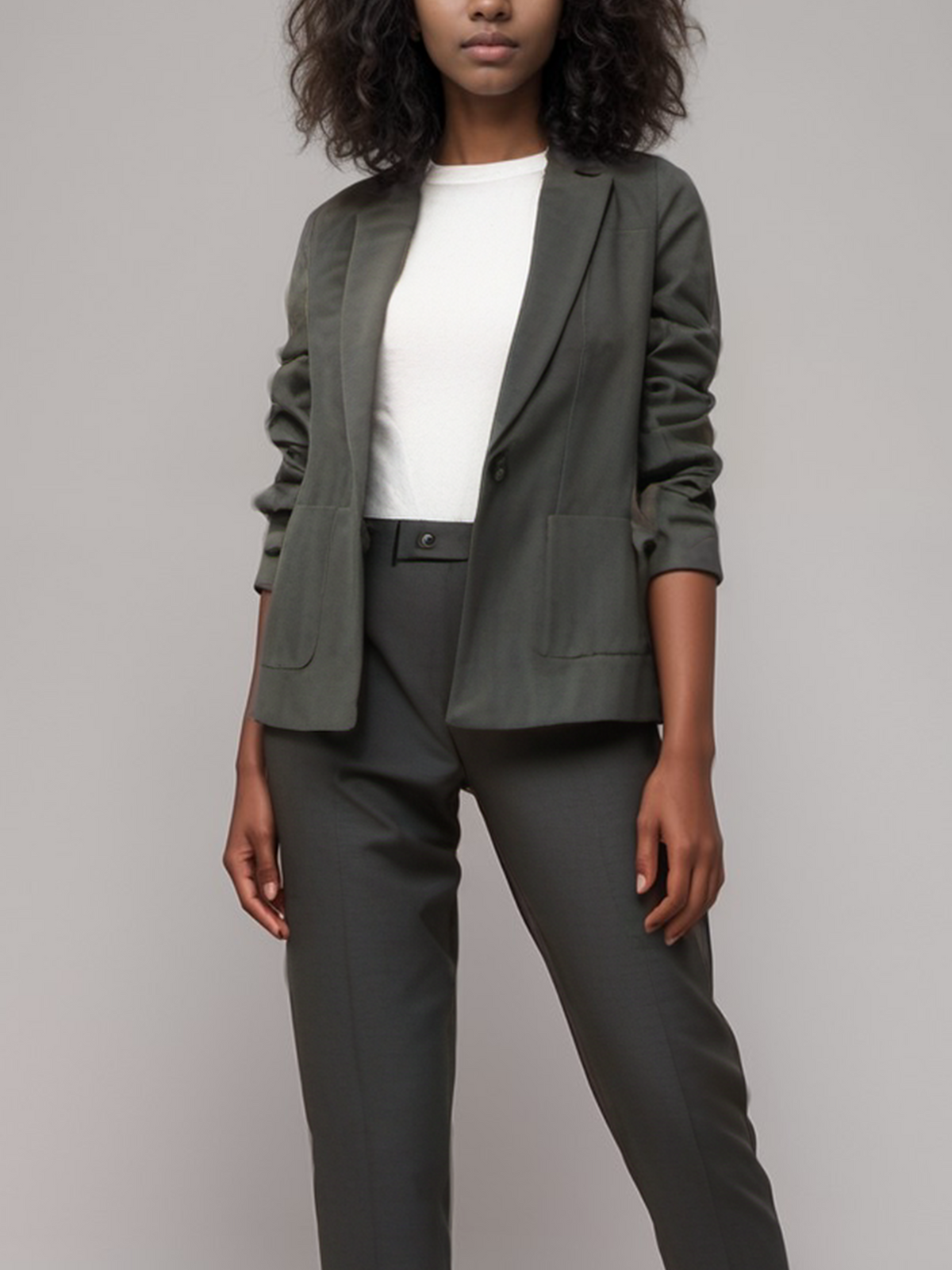  Vegan Wool Blazer